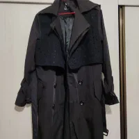 بارانی بلند ژیله دار