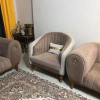 مبلمان ۷نفره به همراه میز ناهارخوری ۶نفره|مبلمان خانگی و میز عسلی|مشکین‌دشت, |دیوار