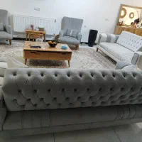 مبل مکانیزه خیلی نو چستری|مبلمان خانگی و میز عسلی|صدرا-فارس, فاز ۱|دیوار