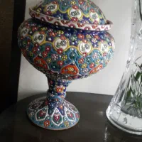 شکلات خوری منبت کاری سفالی