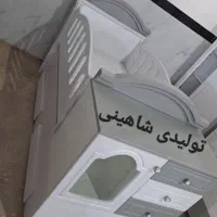 تخت و کمد طرح کرال نوزاد و نوجوان|تخت و صندلی بچه|مشهد, خواجه ربیع|دیوار