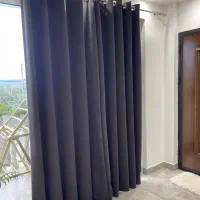 پرده پانچ طوسی تیره