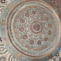 دیوارکوب مسی قلم زنی اصل عتیقه|کلکسیون اشیاء عتیقه|تهران, جیحون|دیوار