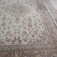 4تخته فرش درجه یک گل برجسته با تراکم بالا نخ اصل