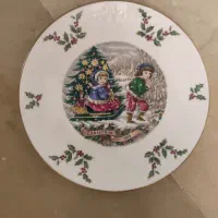 بشقاب قدیمی آنتیک دیواری.