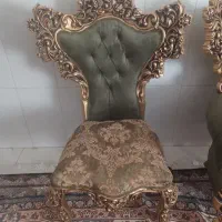 مبل استیل سلطنتی با چوب راش