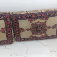 پشتی دستباف نقشه ی بیجار