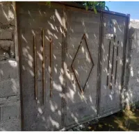 درب حیاط ماشین رو