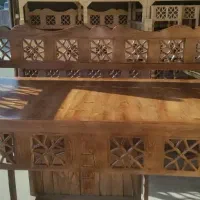 تخت‌ سنتی چوب روسی تحویل رایگان|تخت و سرویس خواب|شیراز, محراب|دیوار