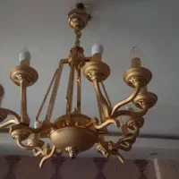 لوستر آب طلا ۱۲شعله|لوستر و چراغ آویز|تهران, جیحون|دیوار