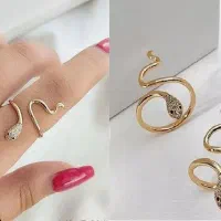 گوشواره و انگشتر ژوپینگ روکش طلا رنگ ثابت