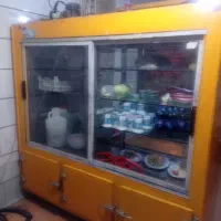 یخچال ویترینی سالم وبدون هیچ ایرادی