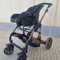 کالسکه اسپرینگ مدل اسپیدا بدنه برنز رنگ مشکی|کالسکه و لوازم جانبی|دامغان, |دیوار