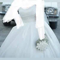 لباس عروس دکلته اروپایی
