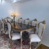 مبلمان ۹ نفره همراه با ناهار خوری ۸ نفره