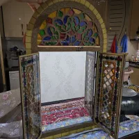 فروش جاکفشی وآینه چوبی