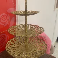 شیرینی خوری و میوه خوری برنز سنگین نو