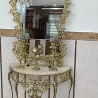 اینه شمعدان تمام برنز