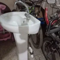 روشویی ، کارکرده با شیر|لوازم سرویس بهداشتی|بومهن, |دیوار