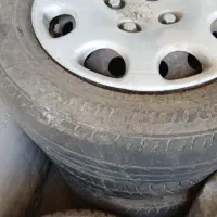 رینگ و لاستیک پژو و رینگ پراید ۴ عدد