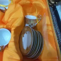 قهوه خوری چینی نو یک دست یه دونه هم اضافه داره