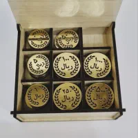 سکه آموزشی پک ۸۰ عددی با جعبه نگهدارنده