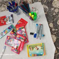 لوازم تحریر هافوری همشون باهم بفروش میرسن