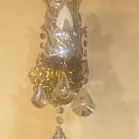 لوستر برنز اصل ۶ شاخه و۵ شاخه با دیوارکوب شیک|لوستر و چراغ آویز|اصفهان, فیض|دیوار