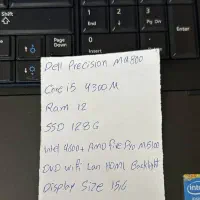 dell precision 4800 لپ تاپ|رایانه همراه|چالوس, |دیوار