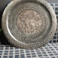 سینی قلمکاری|کلکسیون اشیاء عتیقه|تهران, فلسطین (میدان انقلاب)|دیوار