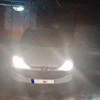 پژو۲۰۶ تیپ۵ سفید|خودرو سواری و وانت|رزن, |دیوار