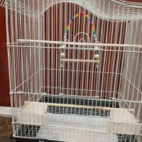 2تاقفس پرنده یدونه نوویکی استفاده شده|لوازم جانبی حیوانات|کیش, |دیوار