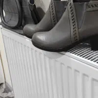 بوت چرم با کیف ست