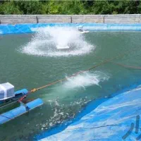 استخر کشاورزی با پوشش ژئوممبران