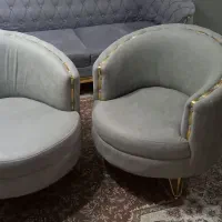 مبل هشت نفره با سرویس کامل عسلی