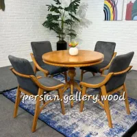 آبنوس میز ناهار خوری شاهکارهنری پریمیوم|میز و صندلی غذاخوری|تهران, فرمانیه|دیوار