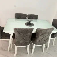 میز نهارخوری شش نفره|میز و صندلی غذاخوری|چالوس, |دیوار