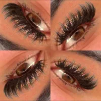 کاشت وترمیم ناخن مژه کراتین رنگ ولایت بافت کوتاهی