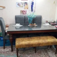 مبل ۷ نفره و میز ناهارخوری|مبلمان خانگی و میز عسلی|دماوند, گیلاوند|دیوار
