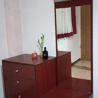 ست تخت mdf کارکرده|تخت و سرویس خواب|تهران, شهر زیبا|دیوار