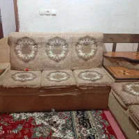 فروش یه دست مبل 7نفره وزیر تلویزیون ام دی اف