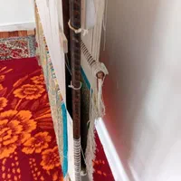 قالیچه ابریشم نیمه کاره|فرش|میاندوآب, |دیوار