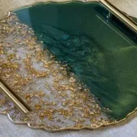 رزین ساخت سینی ساعت  و.... با قیمت مناسب|صنایع دستی و سایر لوازم تزئینی|قم, بنیاد|دیوار