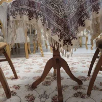 میز ناهار خوری چوب دو نفره