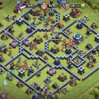 اکانت کلش اف کلنز تاون 13 مکس