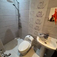 روشویی و شیرآلات و توالت فرنگی و دوش حمام