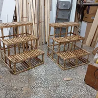 (۱۰۷)استند گل و گلدان چوبی|گل و گیاه طبیعی|رشت, جانبازان|دیوار