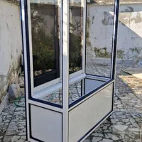 ویترین آلومینیوم|بوفه، ویترین، کنسول|صومعه‌سرا, |دیوار