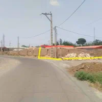 زمین دو نبش بر جاده ۱۴۰ متر دارای سند و پلاک ثبتی|فروش زمین و ملک کلنگی|دلیجان, |دیوار