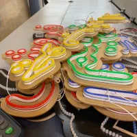 پلاک ال ای دی چنلیوم نئون پلکسی PVC برجسته باکس|فروشگاه و مغازه|رشت, رودباری|دیوار